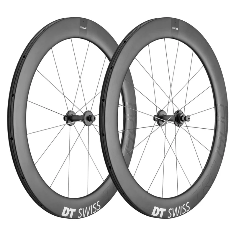 DT Swiss TRC 1400 DICUT 65 T Laufradsatz 28" | Tubular | 9x100 mm & 10x120 mm Bolt-on | Carbon Aero Bahnrad