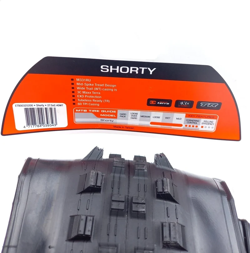 Maxxis Shorty Faltreifen 27,5x2.40 Zoll WT 3C MaxxTerra TR EXO