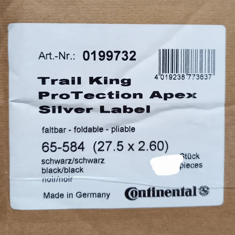 Continental Trail King Faltreifen 27,5x2.60 Zoll Tubeless