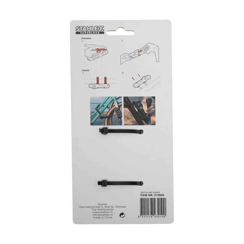 Faltschloss Lockrider 85 cm mit Halterung – Länge 85 cm, leicht, kompakt