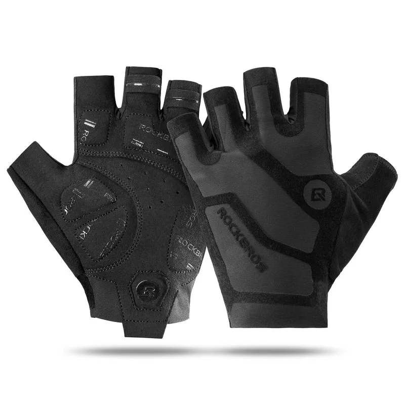 ROCKBROS Halbfinger-Radhandschuhe stoßdämpfend und rutschfest Unisex