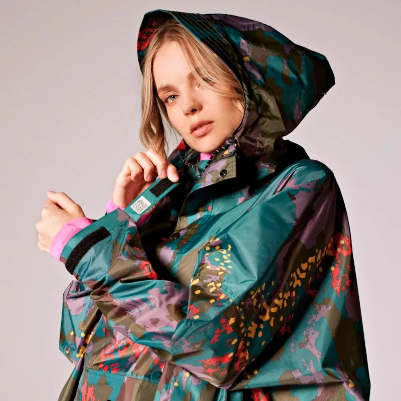 Poncho de pluie vélo recyclé Rainkiss