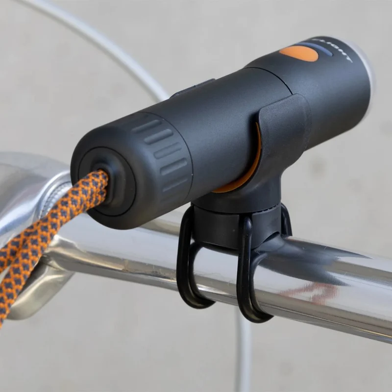 Lampe torche amovible sur guidon de vélo Reelight LUX light 700