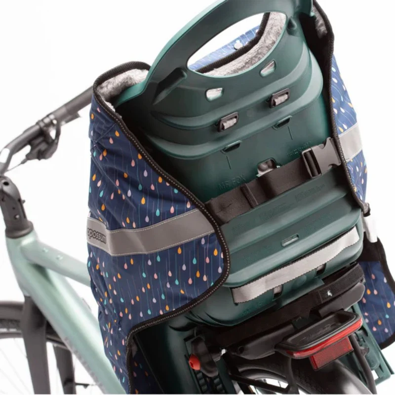 Coque thermique vélo Opossum Magic sur siège arrière Tucano Urbano