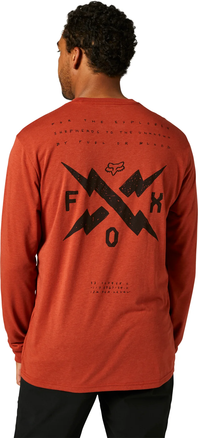 Fox langärmliges Funktions-T-Shirt Calibrated