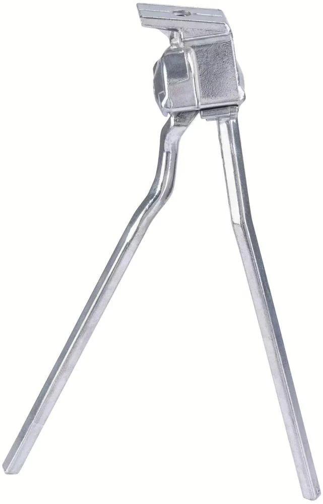 PLETSCHER Zweibeinständer 28 Zoll silber - Aluminium-Druckguss Ständerplatte F15/3, verstellbar ab 290 mm, max. 35 kg Belastung