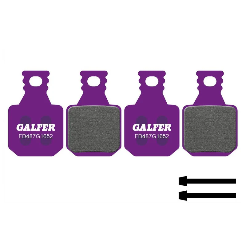 Galfer Bremsbeläge E-Bike Magura MT5/MT7 - Violett, semi-metallisch, hohe Bremskraft