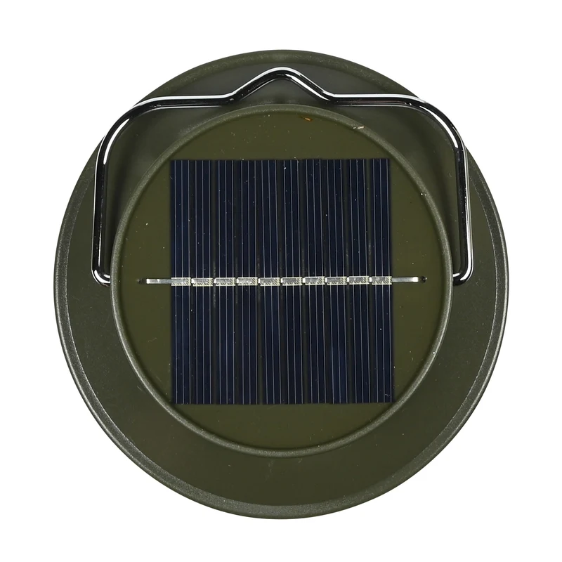 Solar-Campinglampe – Lichtquelle SMD warmweiß und weiß, Solarpanel Batterie 1x1200 mAh