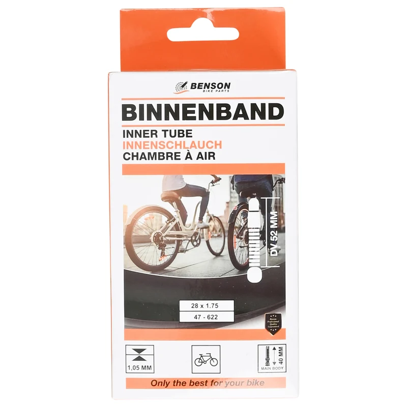 Fahrradschlauch 28 x 1.75 Butyl