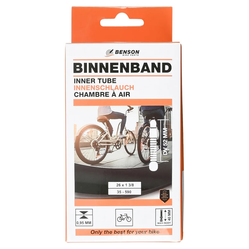 Fahrradschlauch 26 x 1-3/8 Butyl PAK