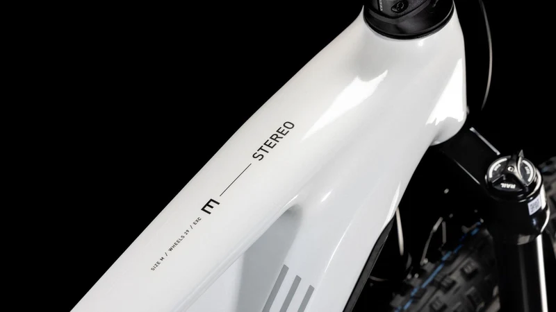 CUBE Stereo Hybrid ONE44 EXC 800 metallicwhite´n´black