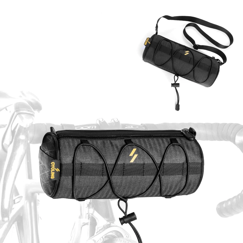 Lenkertasche 2,1L mit Schultergurt für MTB, Rennrad, Gravel & E-Bike