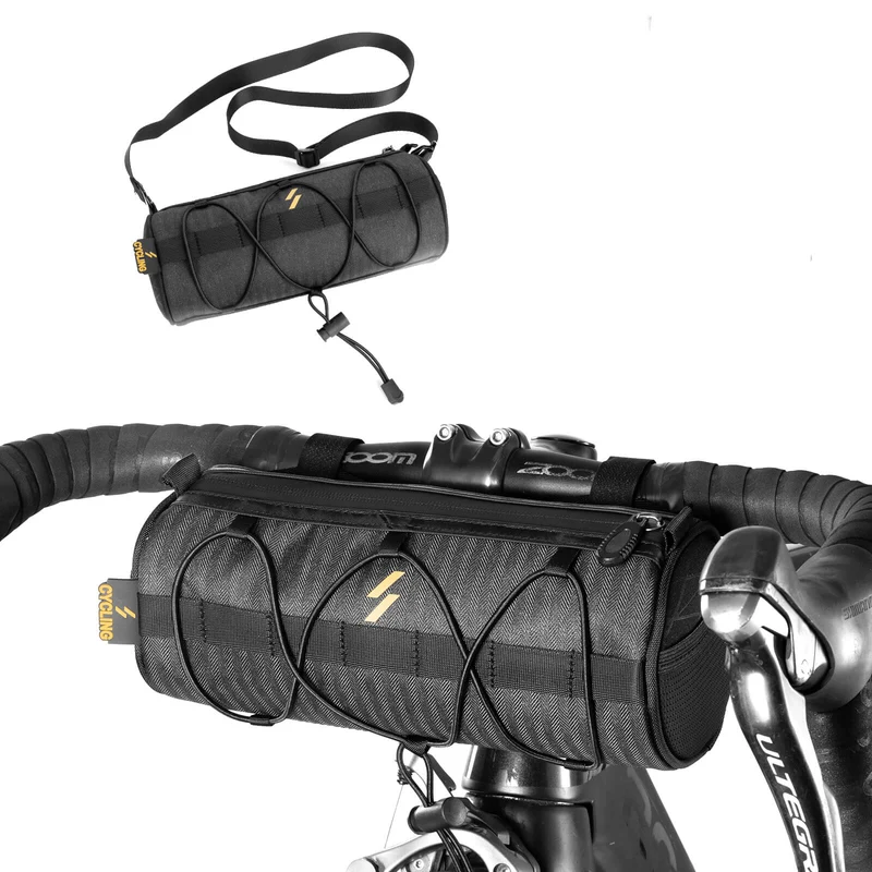 Lenkertasche 2,1L mit Schultergurt für MTB, Rennrad, Gravel & E-Bike