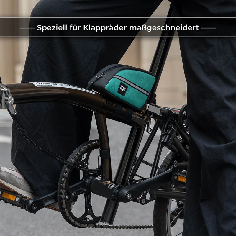 Oberrohrtasche 0,8L Leicht für Klapprad Falträder
