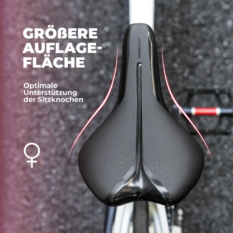 Fahrradsattel Ergonomisch Wasserdicht Atmungsaktiv Damen