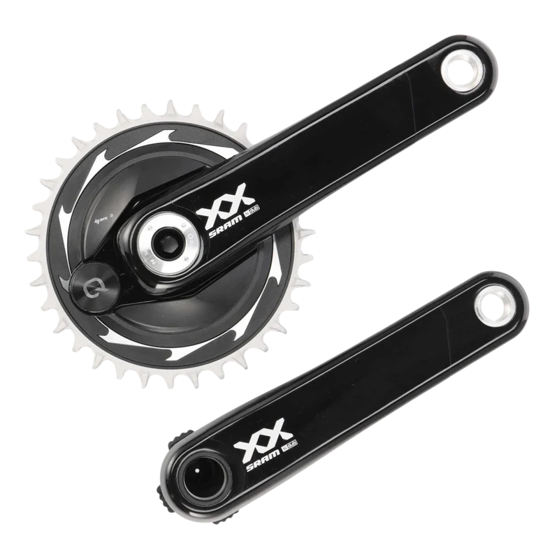SRAM XX SL Eagle Transmission Powermeter Kurbel | DUB | 165 mm Kurbelarme | 34T Kettenblatt