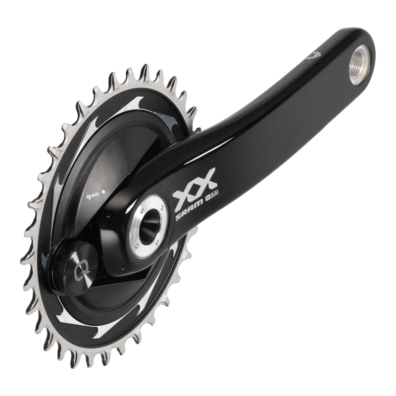 SRAM XX SL Eagle Transmission Powermeter Kurbel | DUB | 165 mm Kurbelarme | 34T Kettenblatt