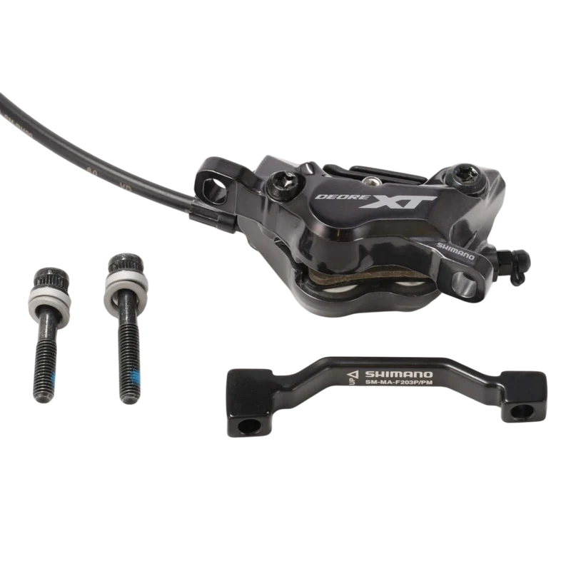Shimano Deore XT Scheibenbremse BL-M8100/BR-M8120 | 4-Kolben | Vorderrad | 800 mm Leitung