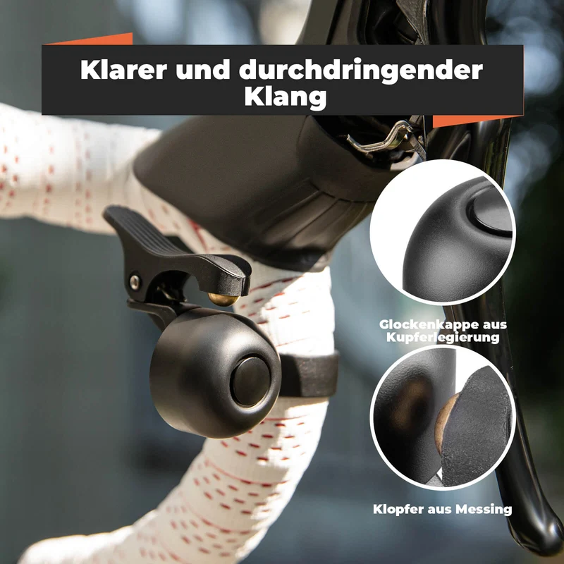 Rennrad Fahrradklingel für gebogene Lenker 27-30 mm