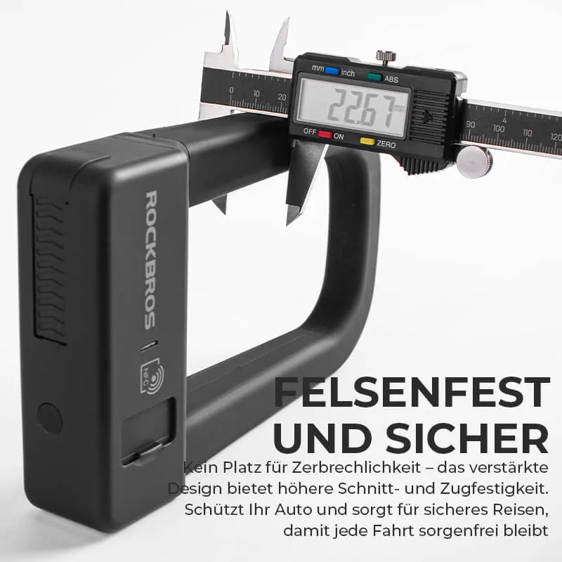 Intelligentes NFC Fahrradschloss Wasserdicht