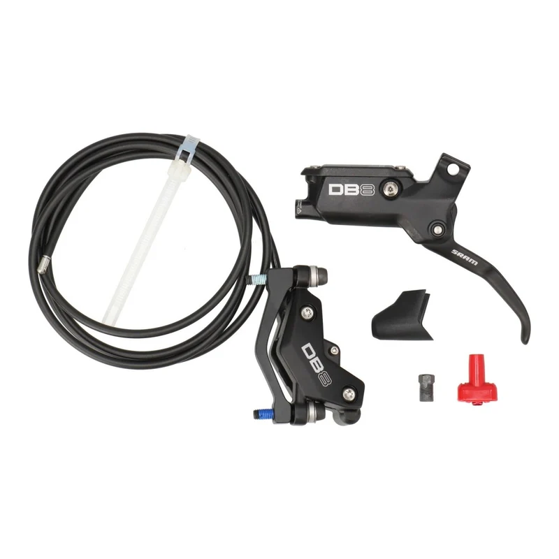 SRAM DB8 Scheibenbremse hinten Mineralöl schwarz matt ohne MMX Klemme (1650 mm Leitung)