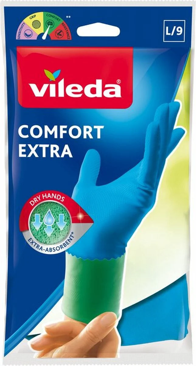 Vileda Handschuhe Comfort & Care Größe L