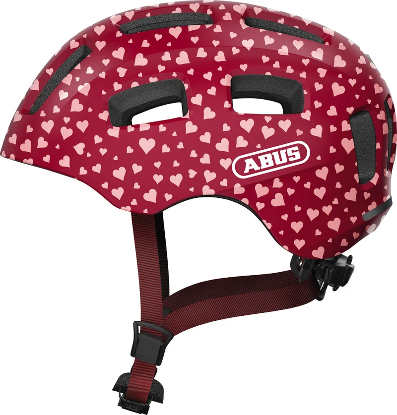 Abus Youn-I 2.0 Kinder-Helm cherry heart