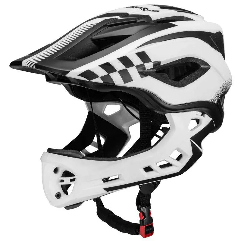 ROCKBROS Kinderhelm Integralhelm mit Abnehmbare Kinnschutz für Jungen/Mädchen