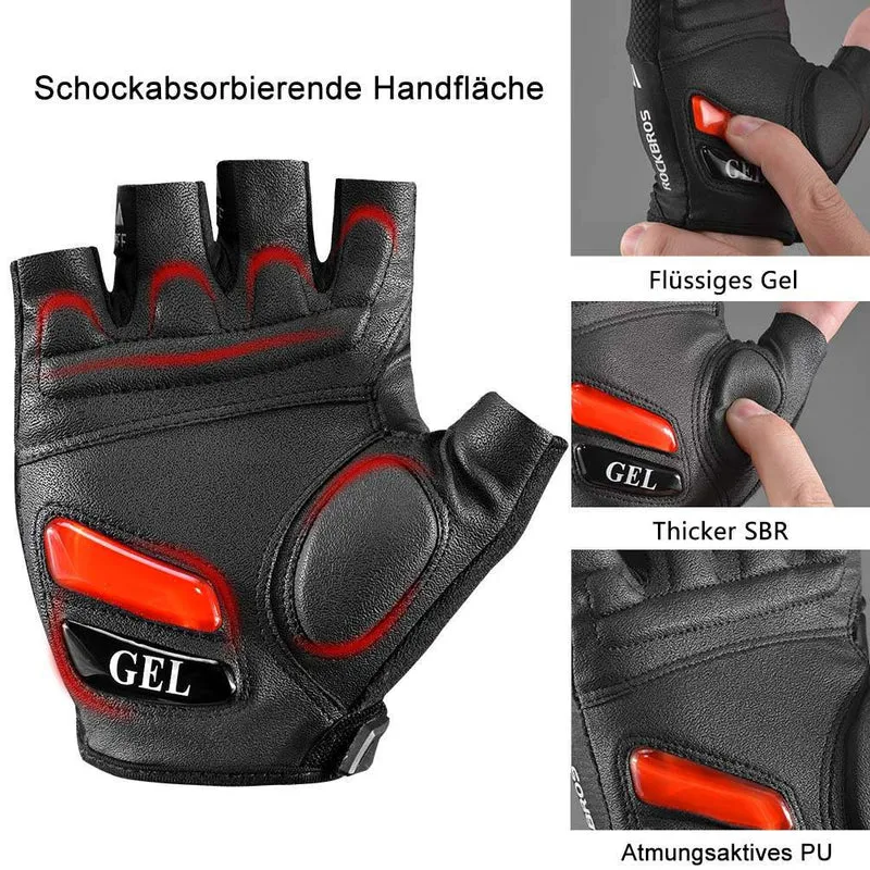 Halbfinger MTB Handschuhe für Herren und Damen rutschfeste