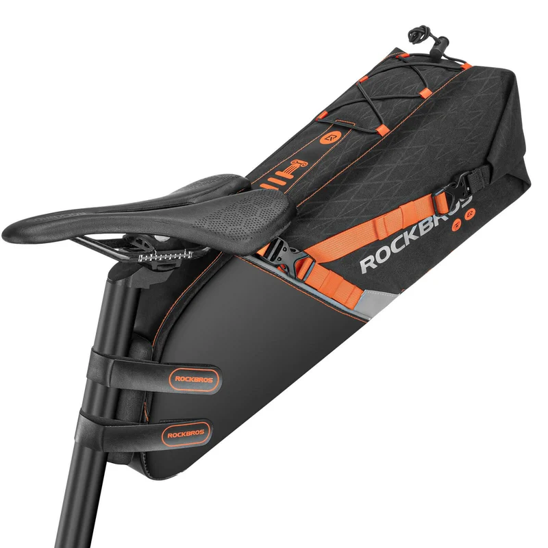 ROCKBROS Satteltasche wasserdichte Fahrradtasche für MTB Rennrad10L