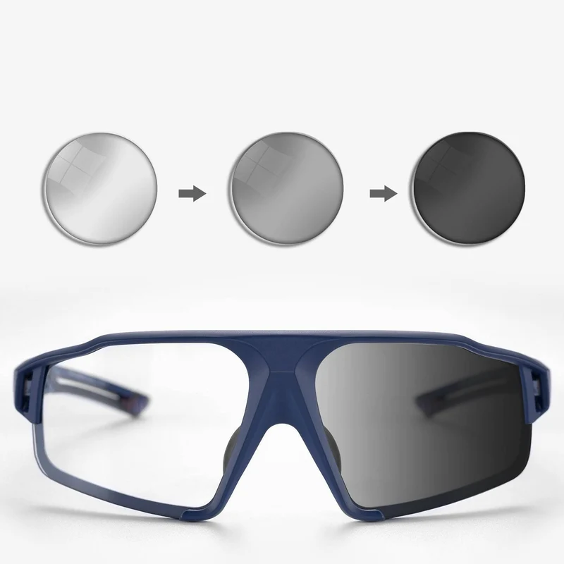 ROCKBROS Photochrome Sonnenbrille für Outdoor-Aktivitäten Unisex