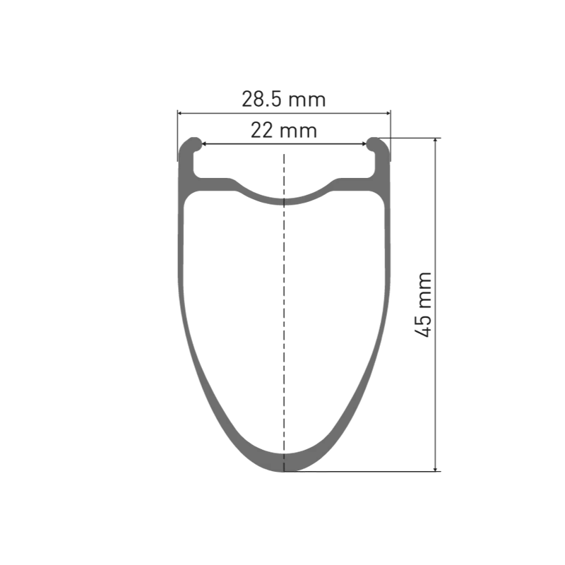 DT Swiss ERC 1400 DICUT 45 Hinterrad Carbon Centerlock