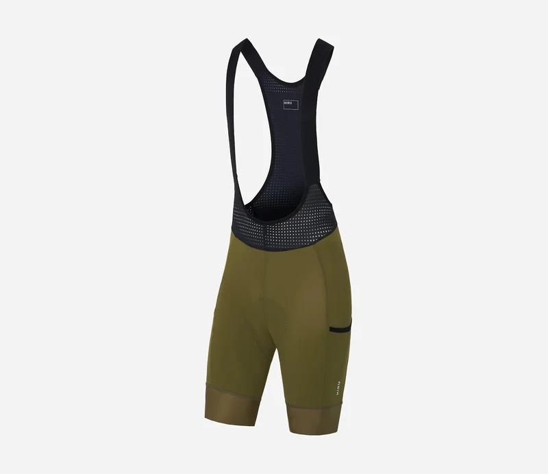 Hiru Advanced Cargo Kurze Trägerhose Herren Olive