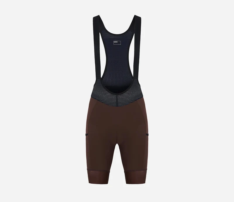 Hiru Advanced Cargo Kurze Trägerhose Herren Chocolate