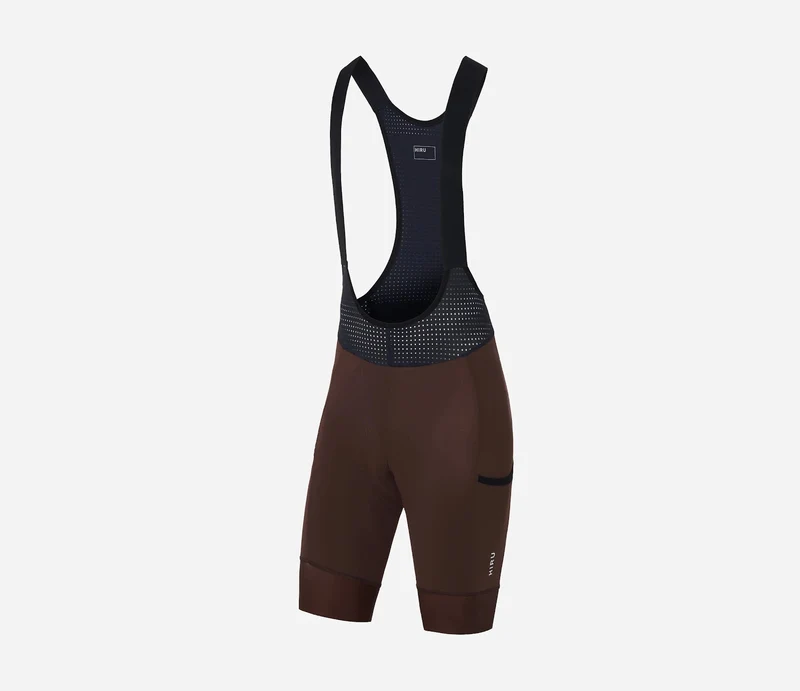 Hiru Advanced Cargo Kurze Trägerhose Herren Chocolate