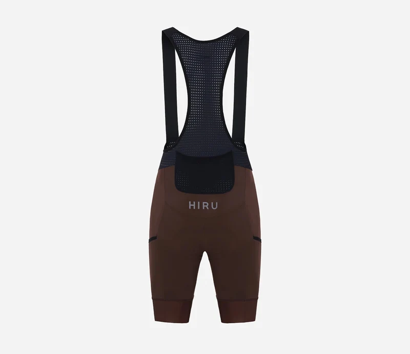Hiru Advanced Cargo Kurze Trägerhose Herren Chocolate