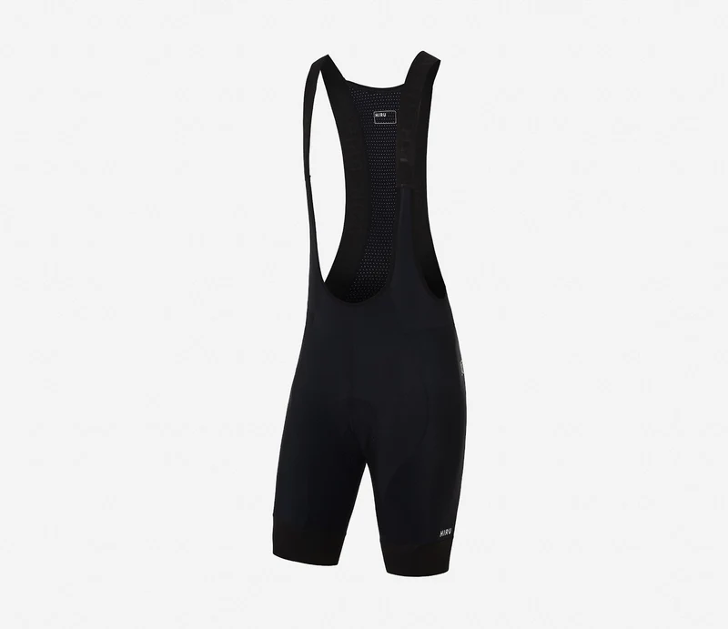 Hiru Lab Thermal Kurze Trägerhose Herren Schwarz