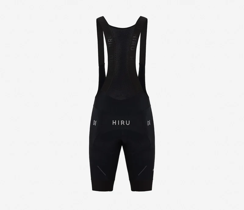 Hiru Lab Thermal Kurze Trägerhose Herren Schwarz