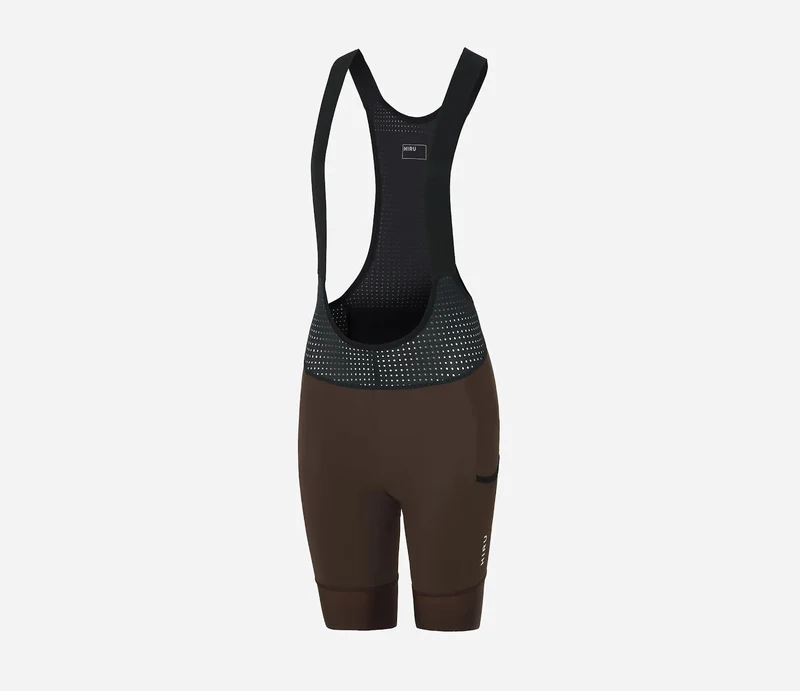 Hiru Advanced Cargo Kurze Trägerhose Damen Chocolate