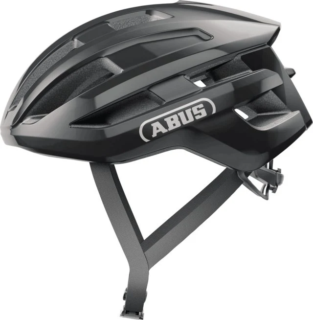Abus Powerdome Rennradhelm Shiny Black