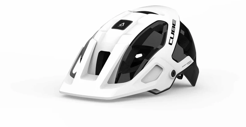CUBE Helm STROVER white´n´black