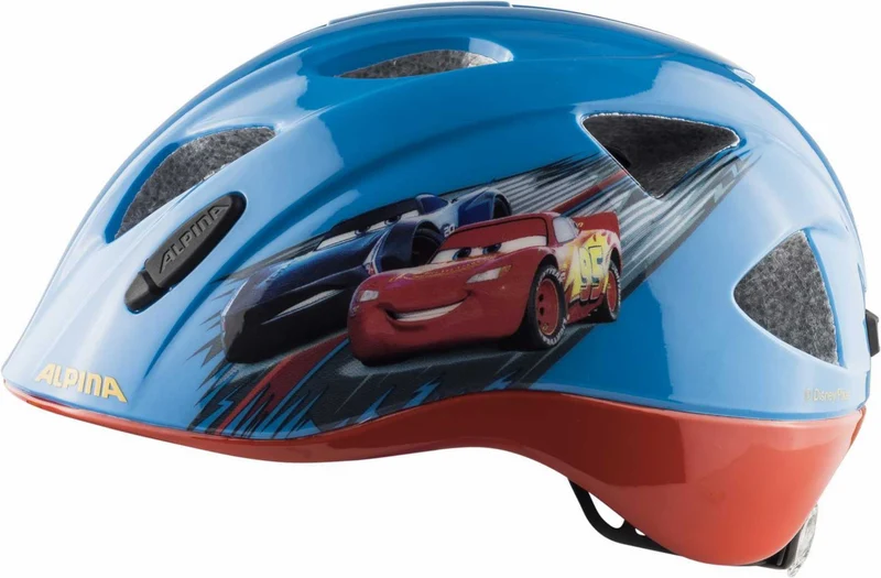 Alpina Ximo Disney Kinder-Helm Cars gloss