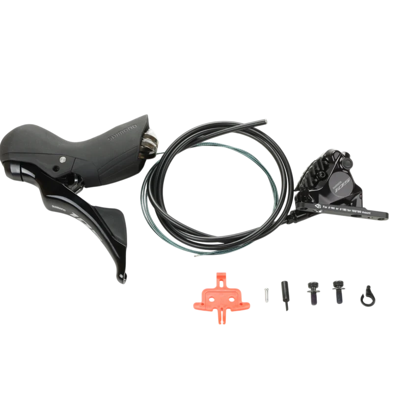 Shimano 105 Schalthebel mit Scheibenbremse ST-R7120 / BR-R7170 links vorne (2x12-fach)