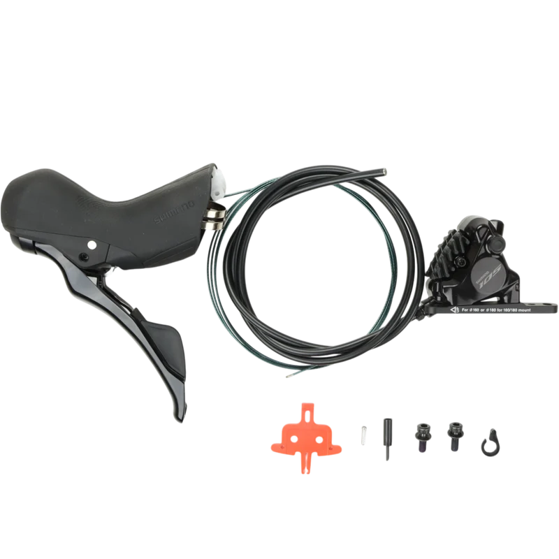 Shimano 105 Schalthebel mit Scheibenbremse ST-R7120 / BR-R7170 links vorne (2x12-fach)