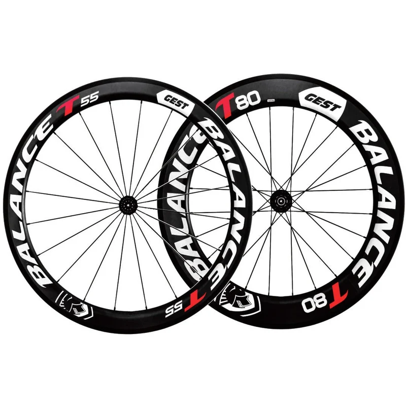 GEST Balance T55/80 CARBON Rennrad Aero Laufradsatz Tubular