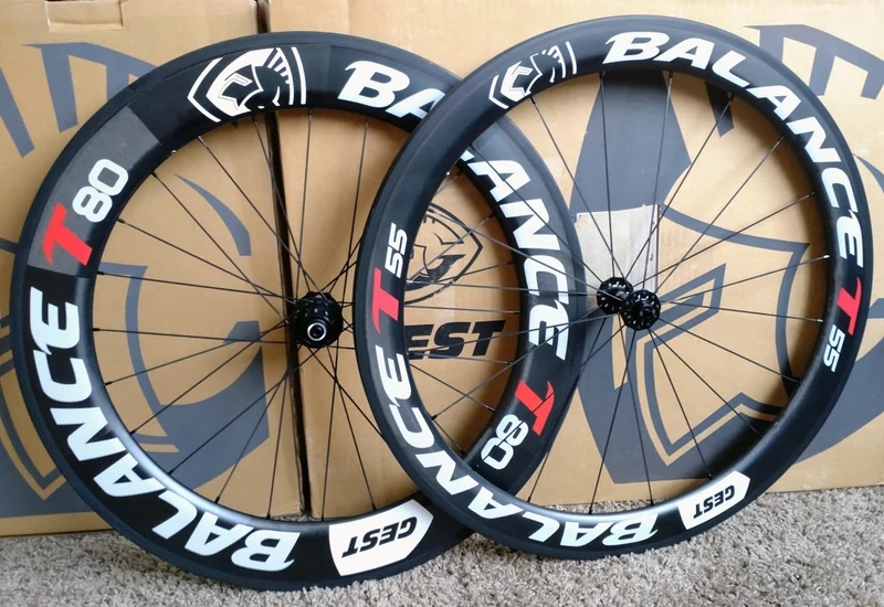 GEST Balance T55/80 CARBON Rennrad Aero Laufradsatz Tubular