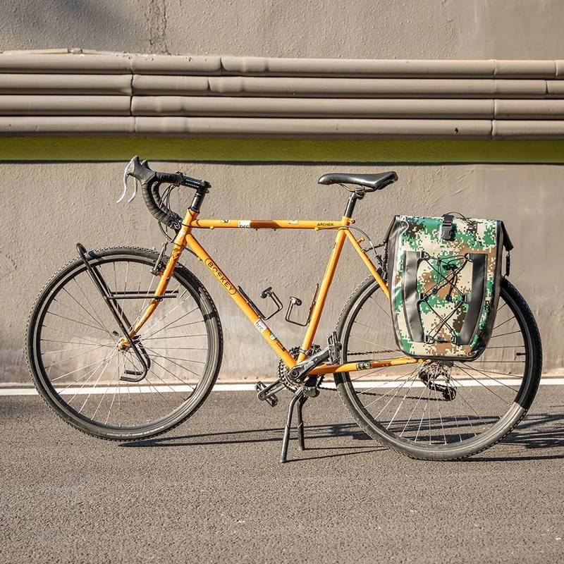 ROCKBROS 100 % wasserdichte Transporttaschen mit Netztasche 27L