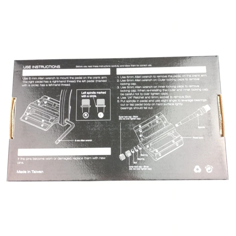 HT Nano-P PA01A Flat Pedal schwarz