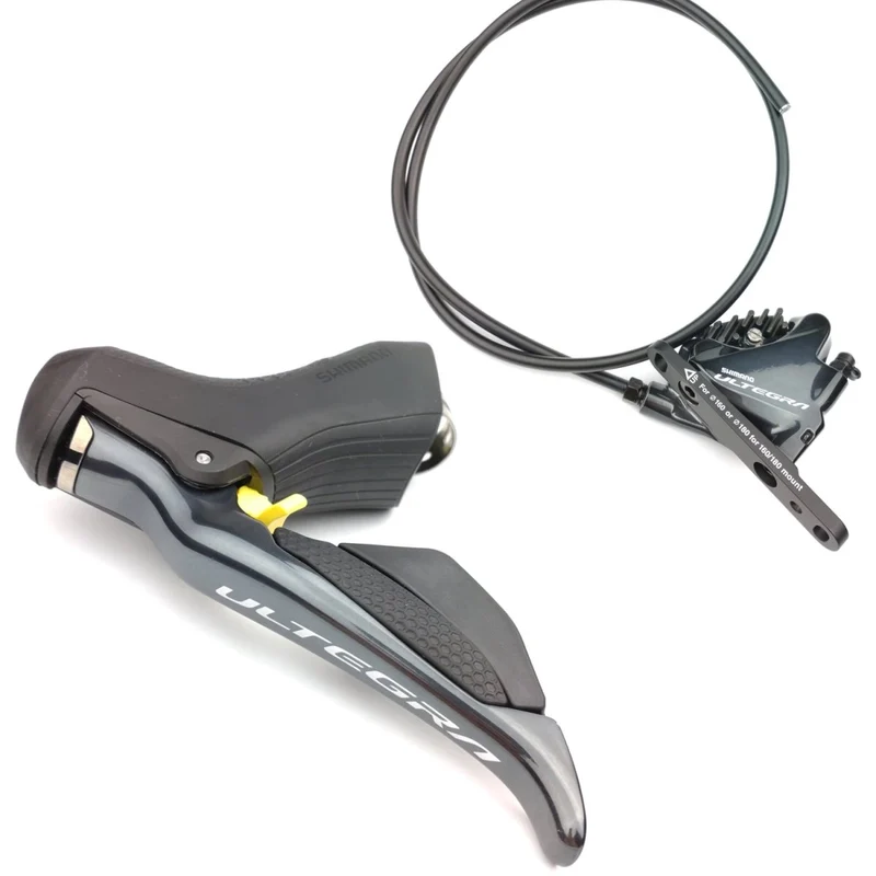 Shimano Ultegra Di2 ST-R8070/BR-R8070 STI Schalthebel und Scheibenbremse vorne (2-fach)