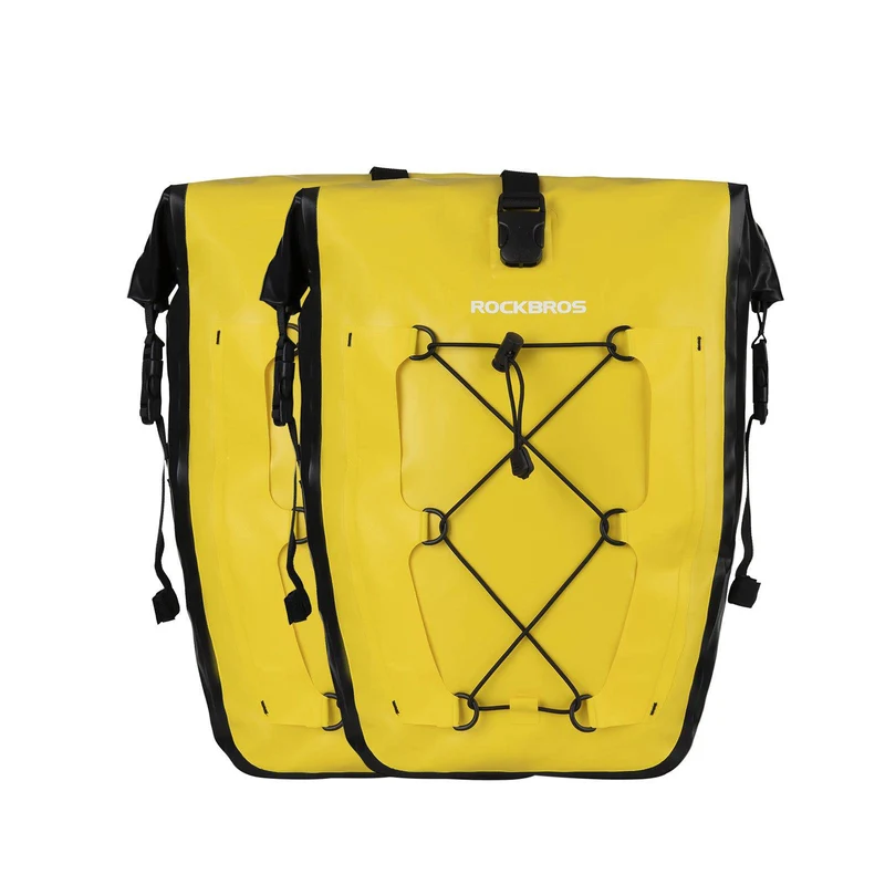 ROCKBROS Gepäckträgertasche 25L-32L 100 % wasserdicht mit Tragegriff